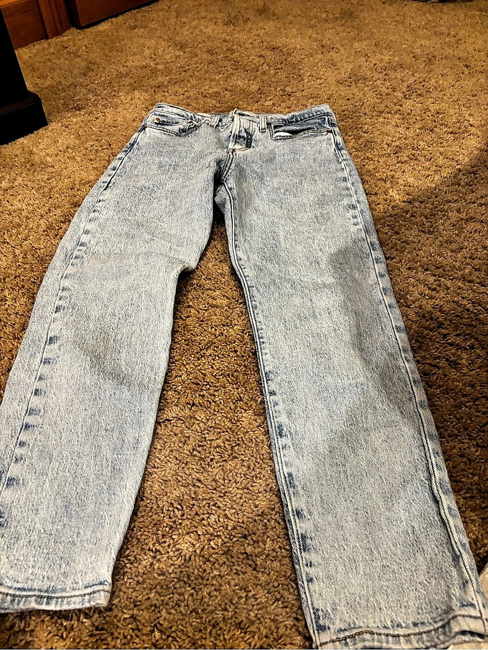 Levi Strauss & Co. Straight Leg Jeans Waist 28 Blue